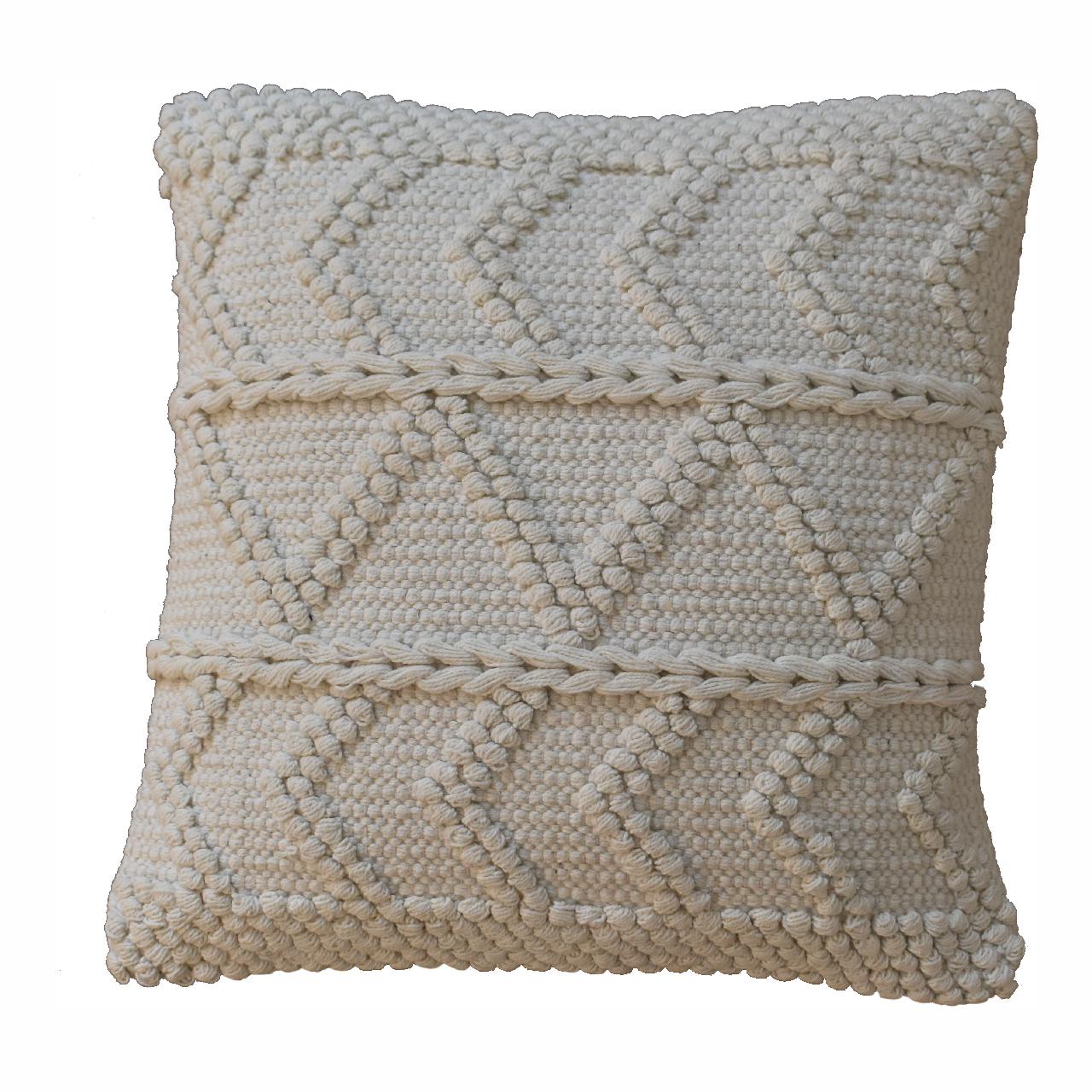 alda cushion set of 2 natural white