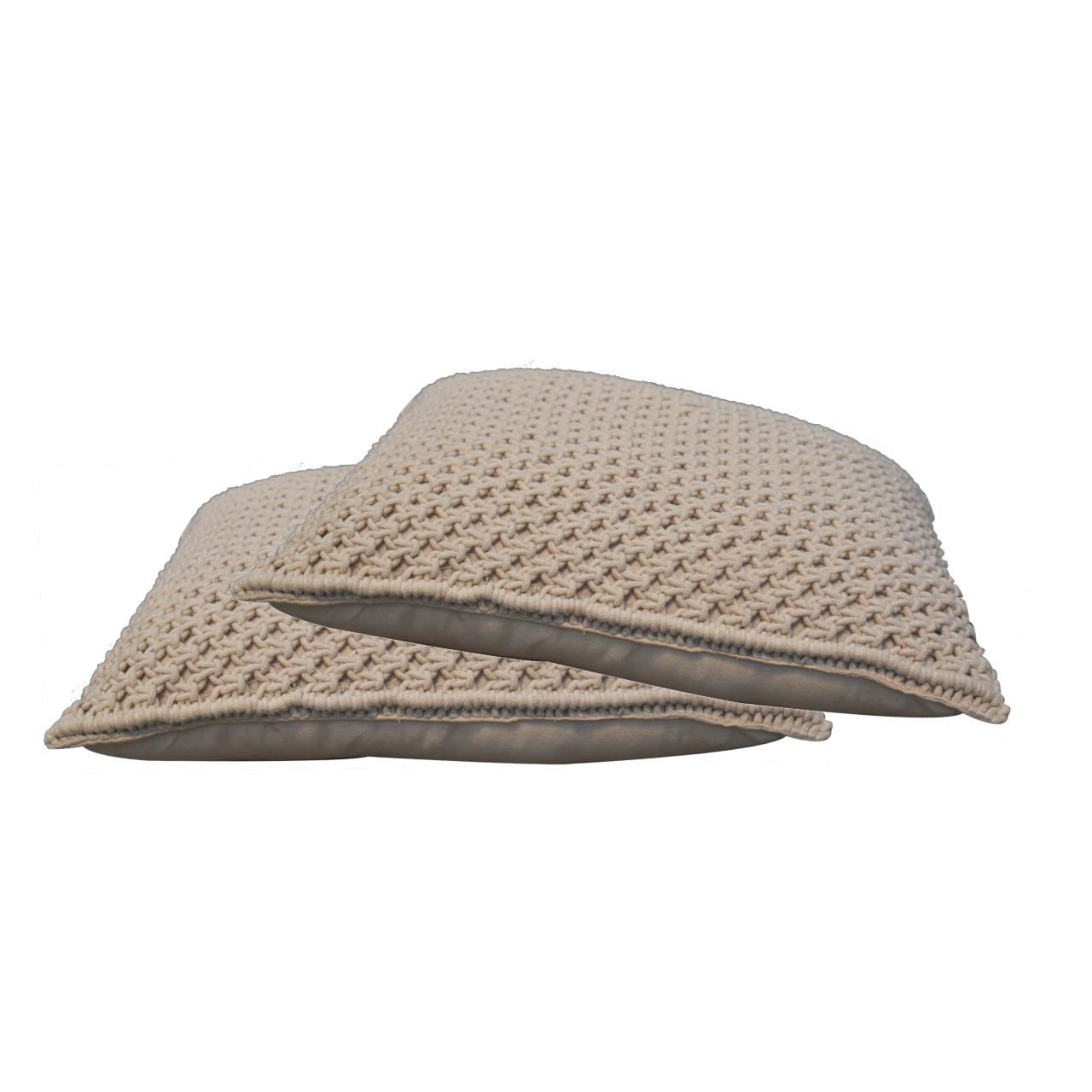 myra cushion set of 2 cream