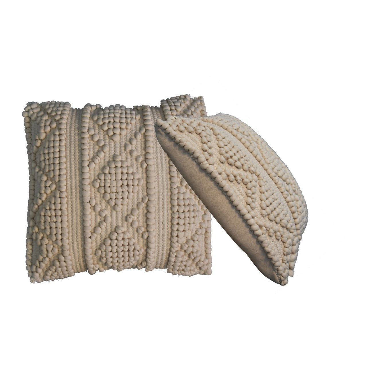 nola cushion set of 2 cream
