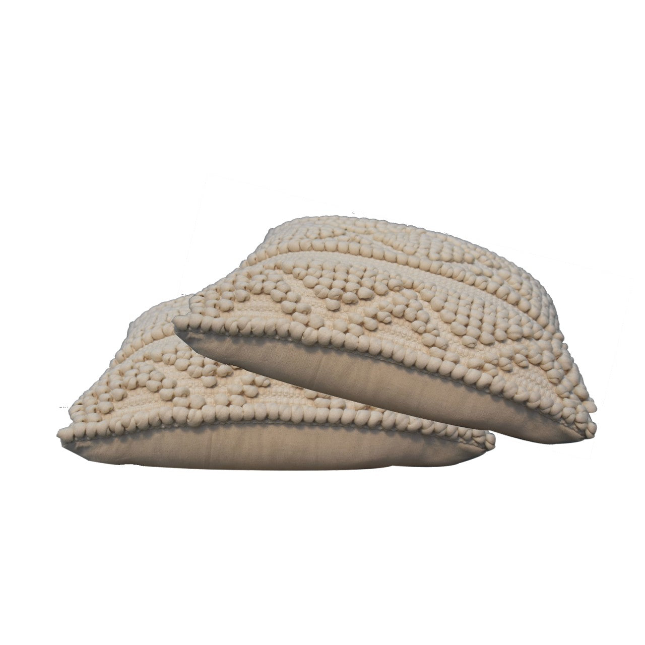 nola cushion set of 2 cream