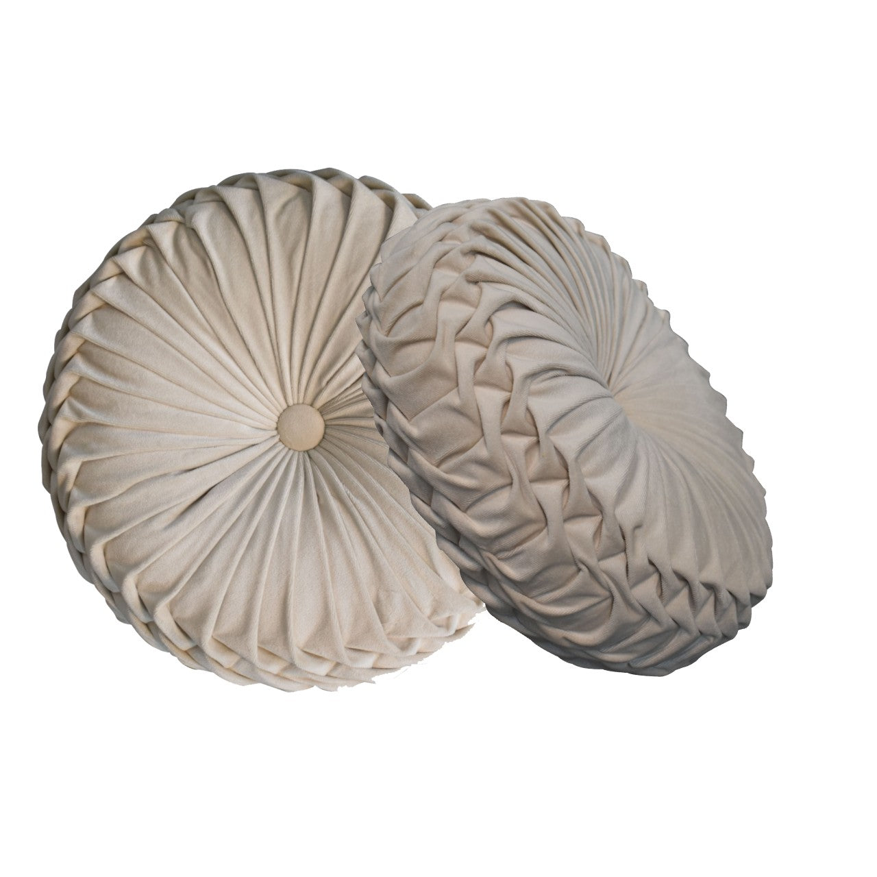white smocking cushion set of 2