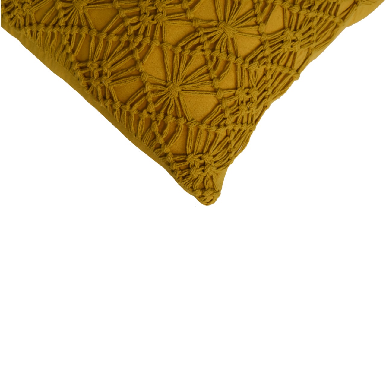mustard maura cushion set of 2