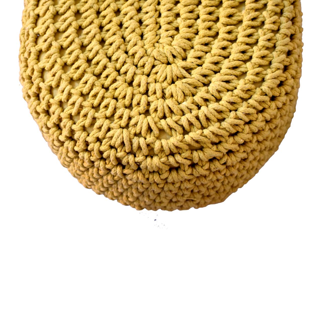 keeva mustard oblong footstool
