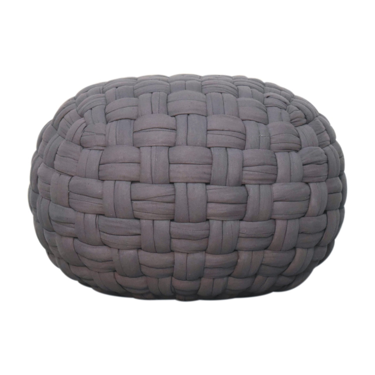 tube pouffe grey