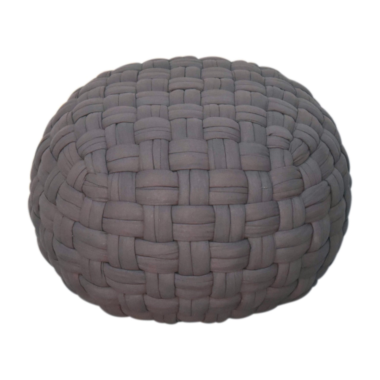 tube pouffe grey