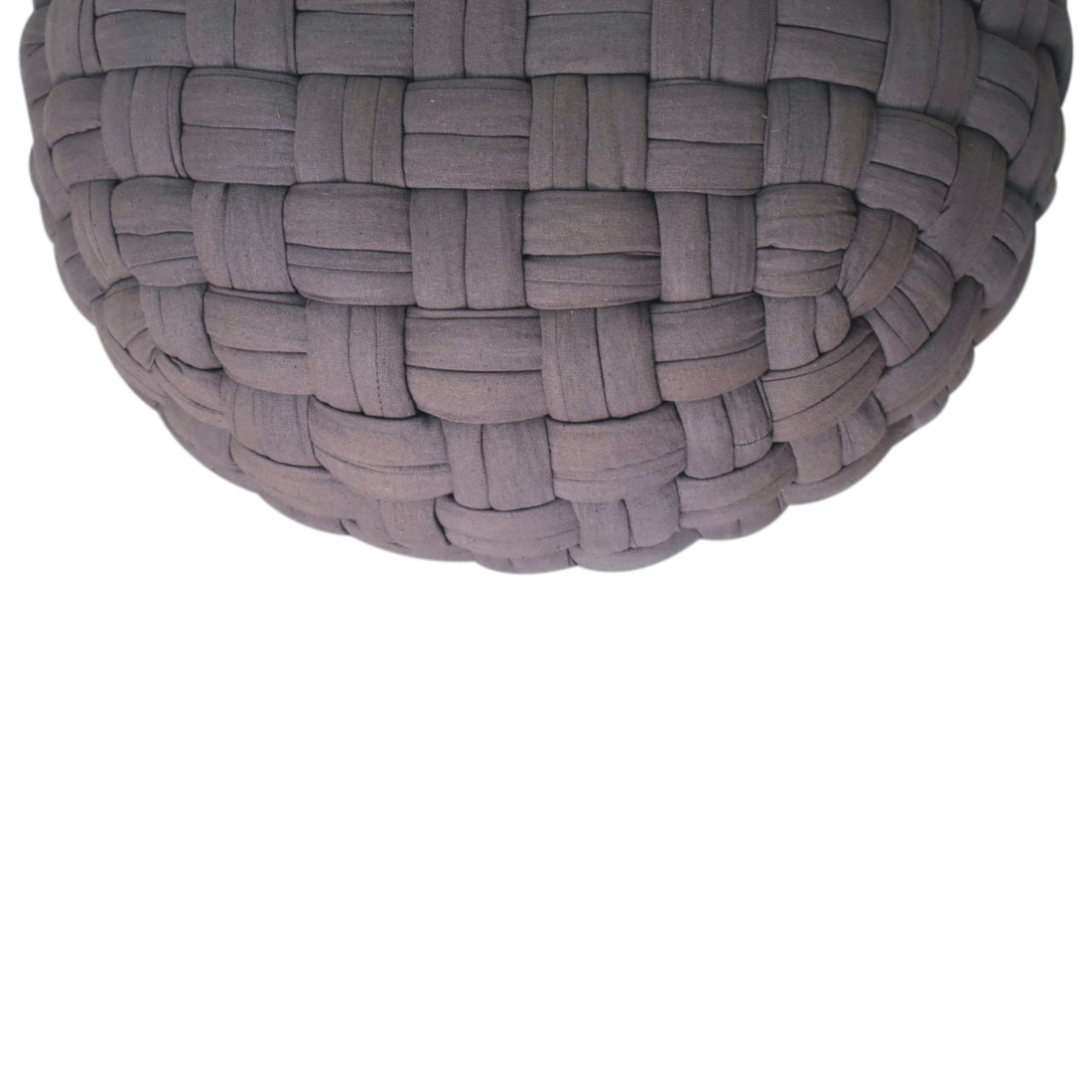 tube pouffe grey