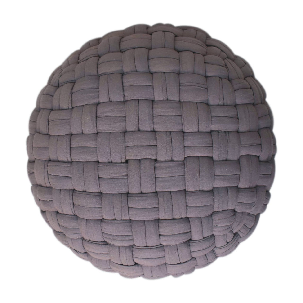 tube pouffe grey