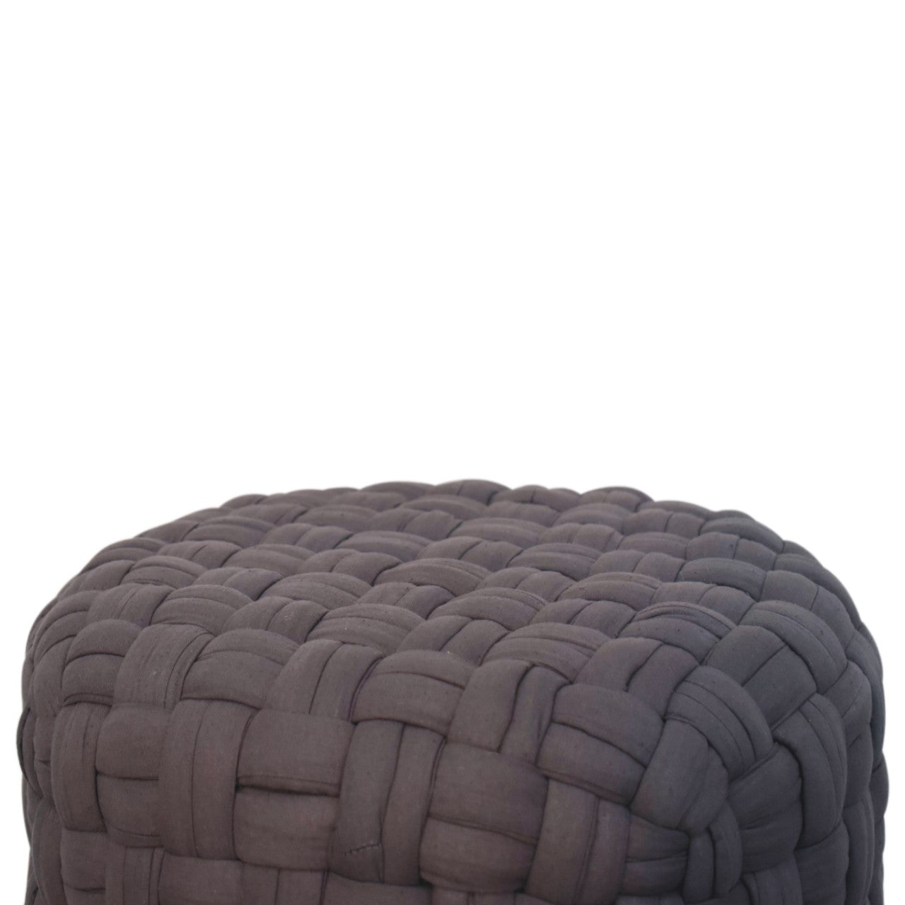 grey tube footstool