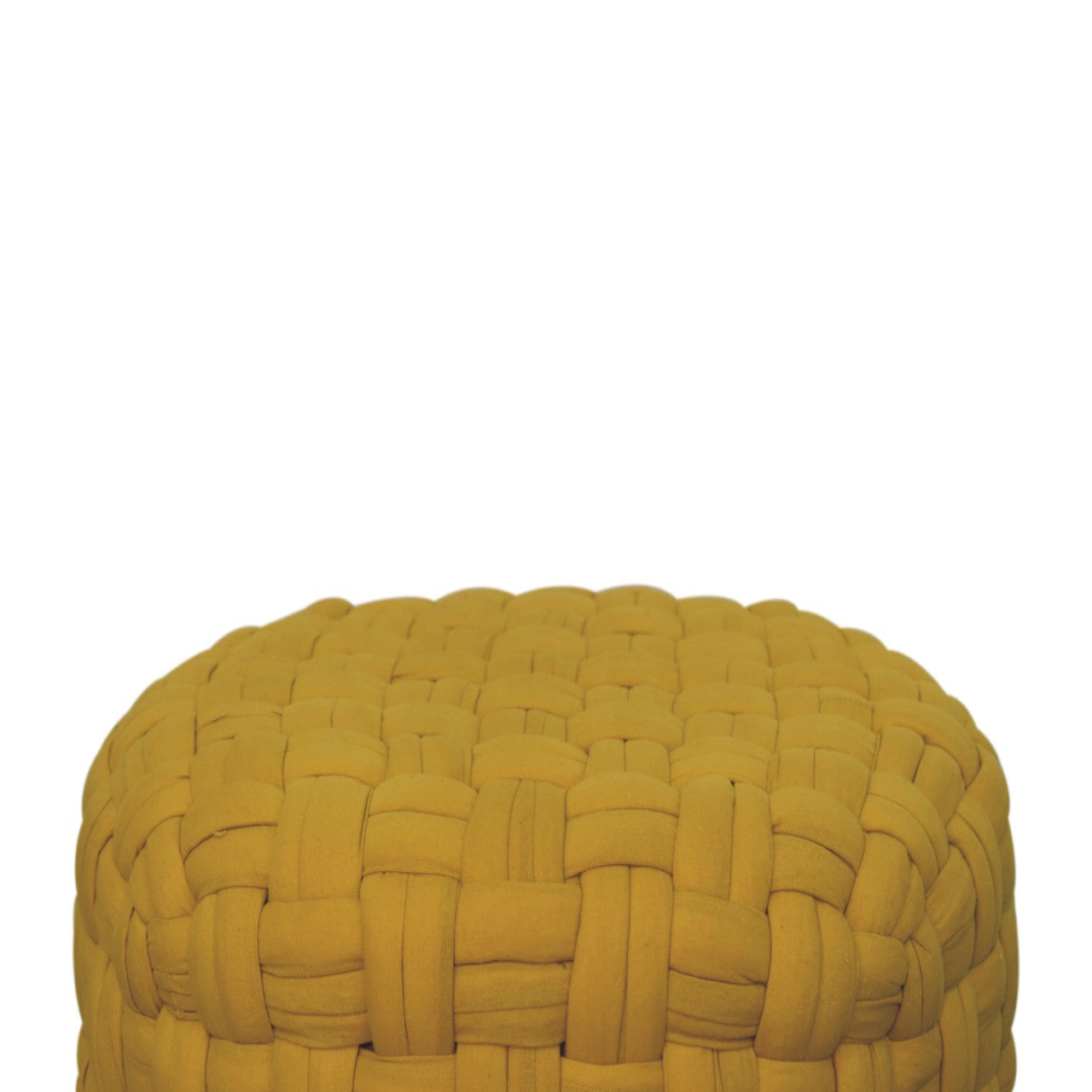 mustard tube footstool
