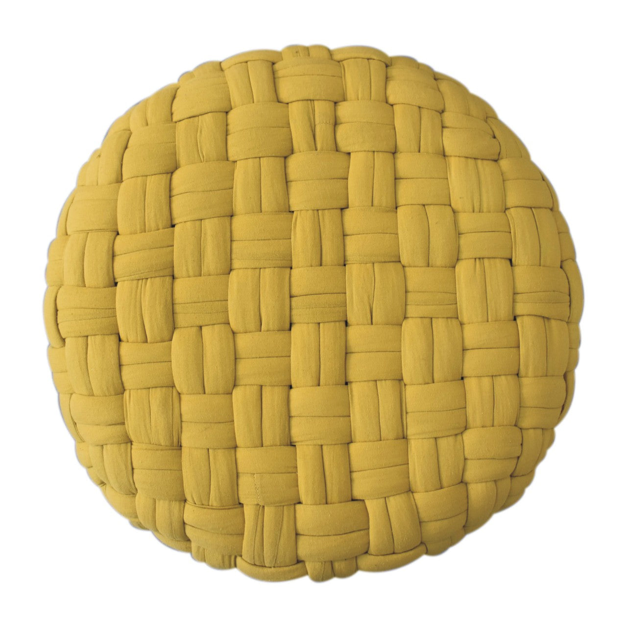 mustard tube footstool