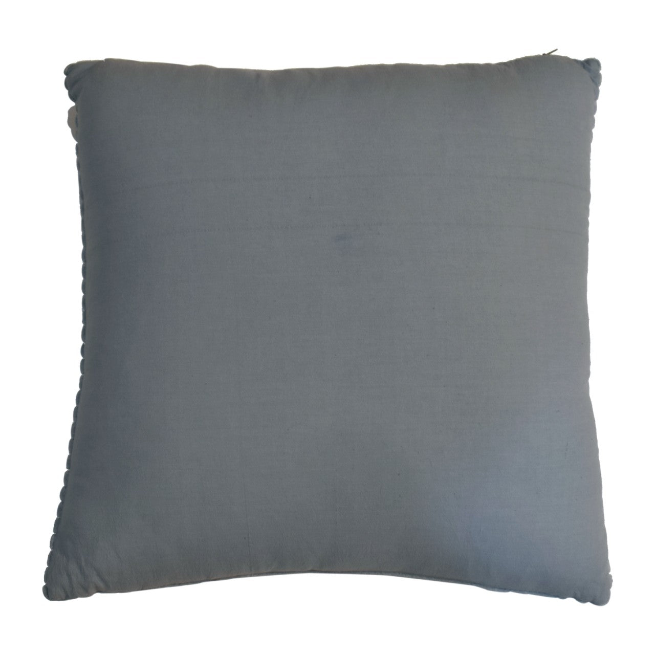 ribbed grey cushion set of 2