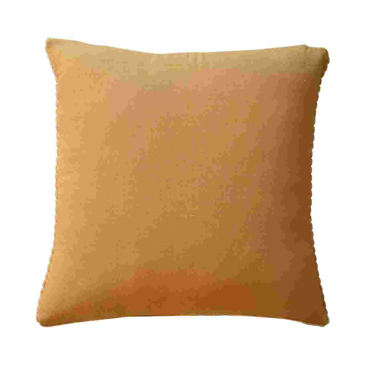 ribbed mustard cushion set of 2
