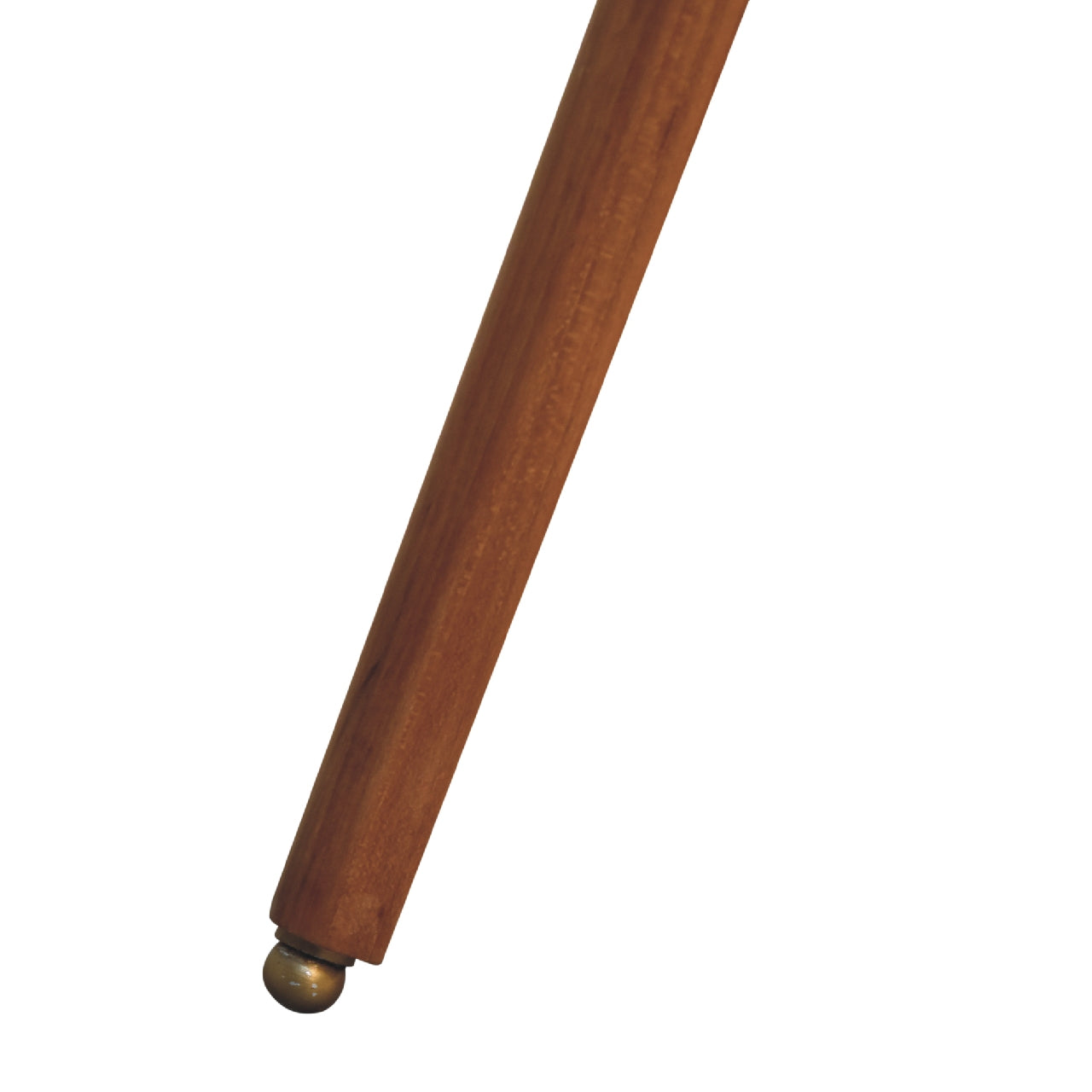 fixed brass plated tripod floor lamp