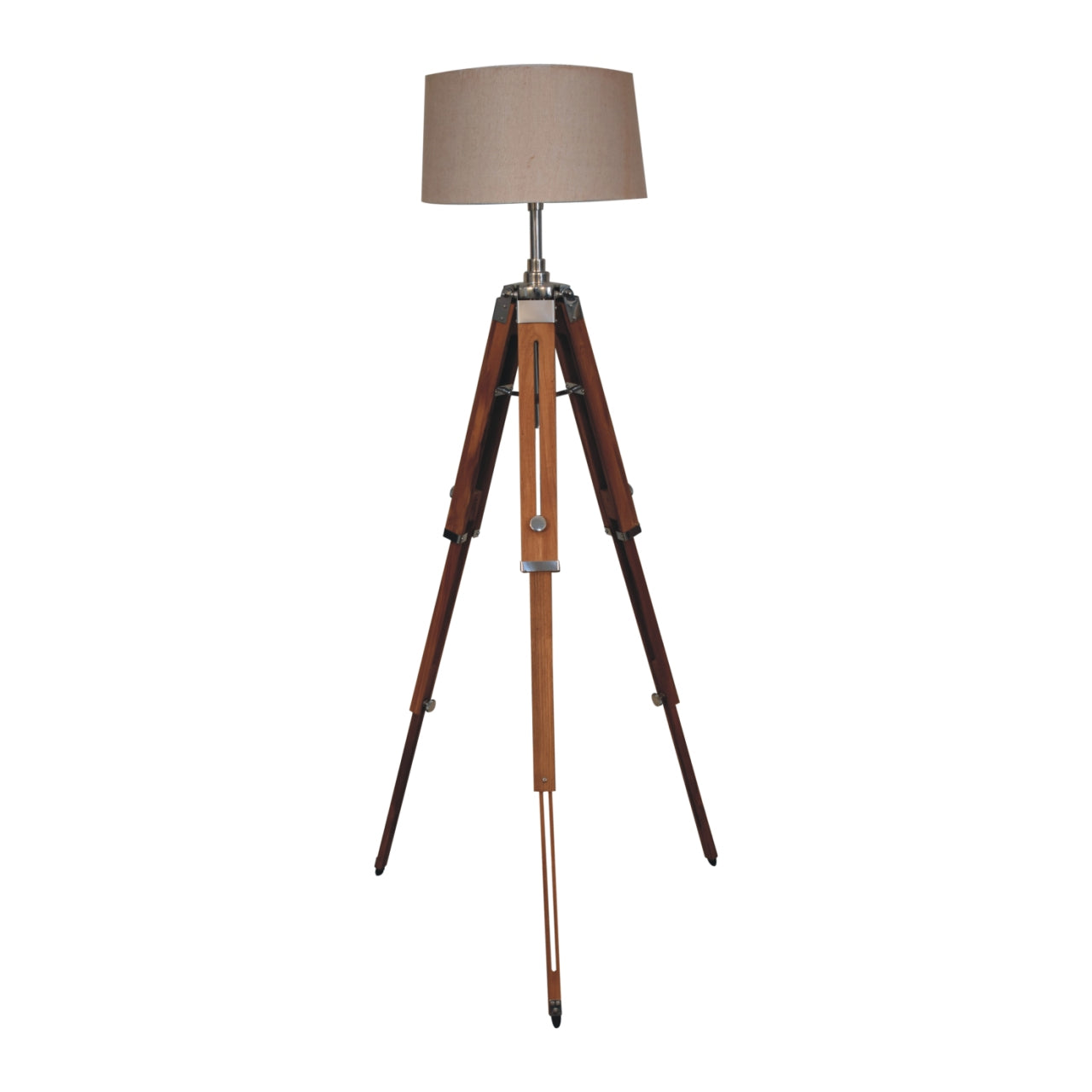 wooden tripod floor lamp