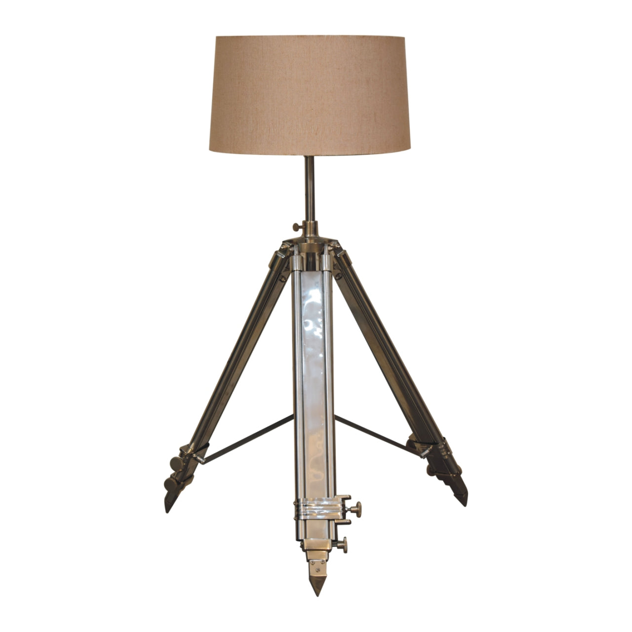 chrome tripod lamp