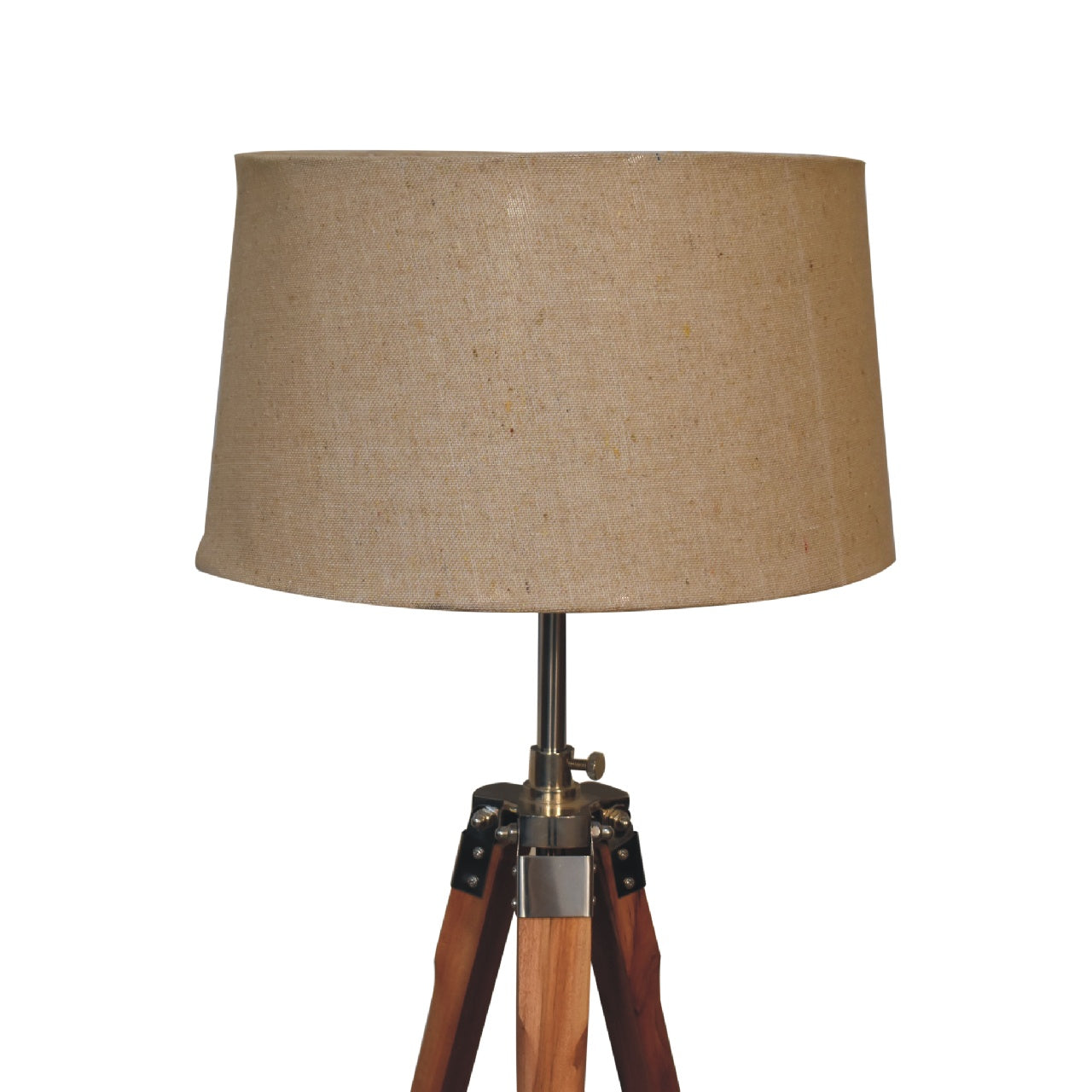 fixed chrome tripod floor lamp