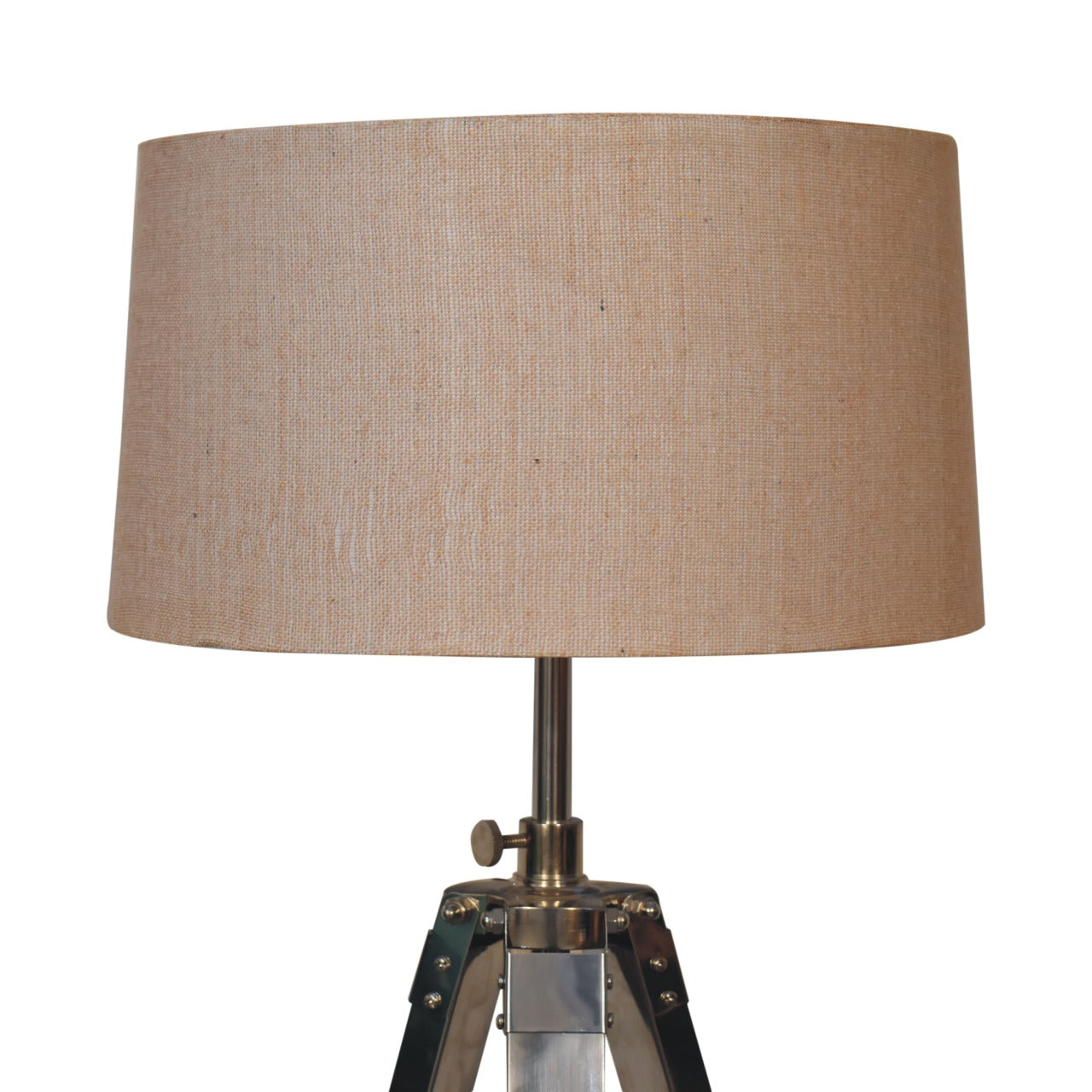 chrome tripod floor lamp