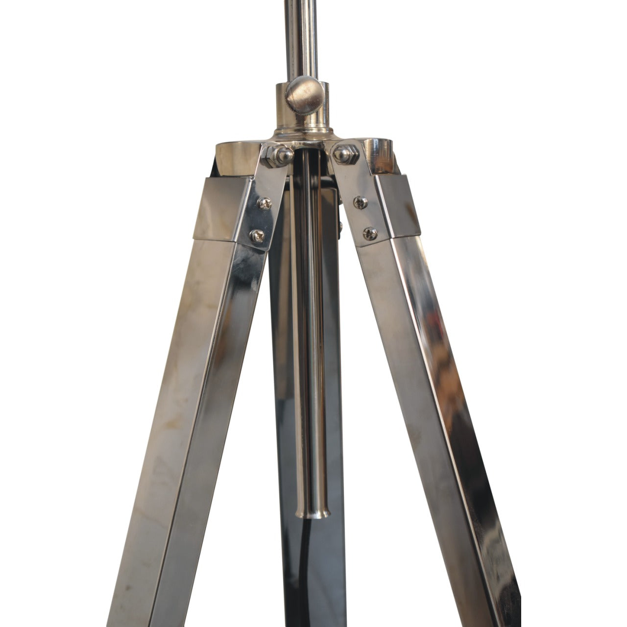 chrome tripod floor lamp