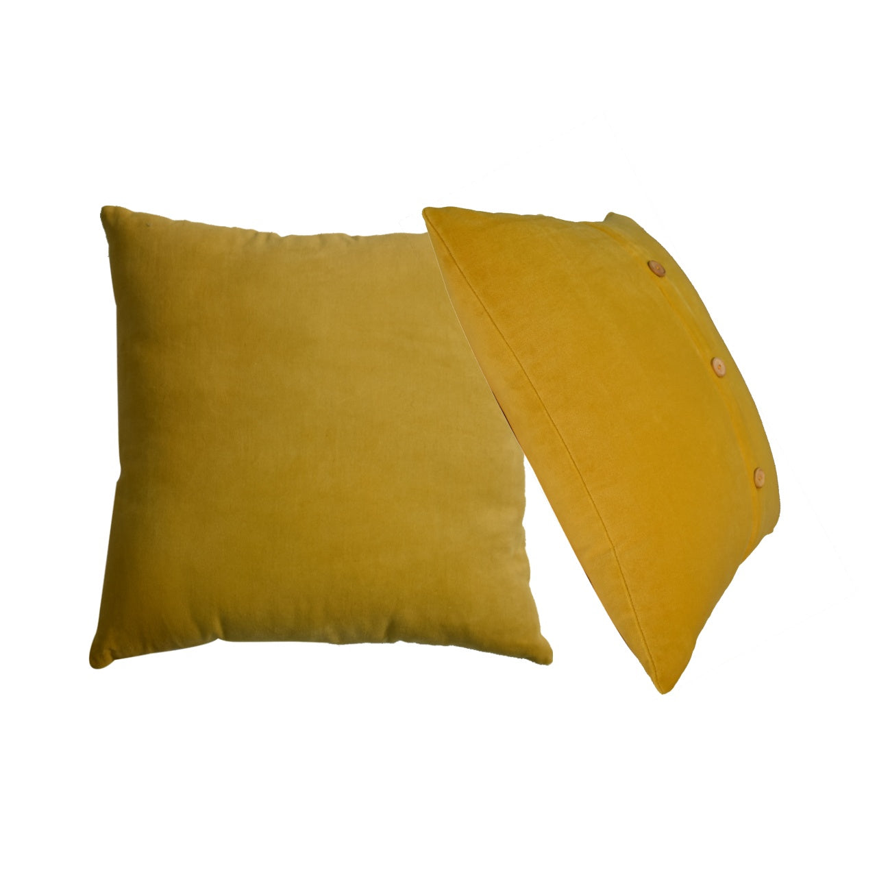 quinn cushion set of 2 mustard