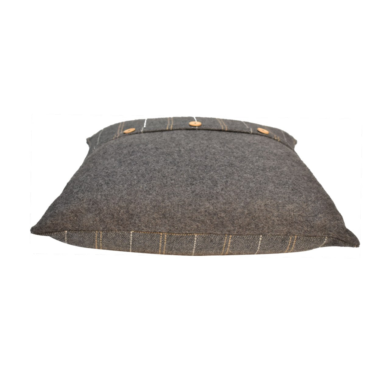 quinn cushion set of 2 pewter tweed