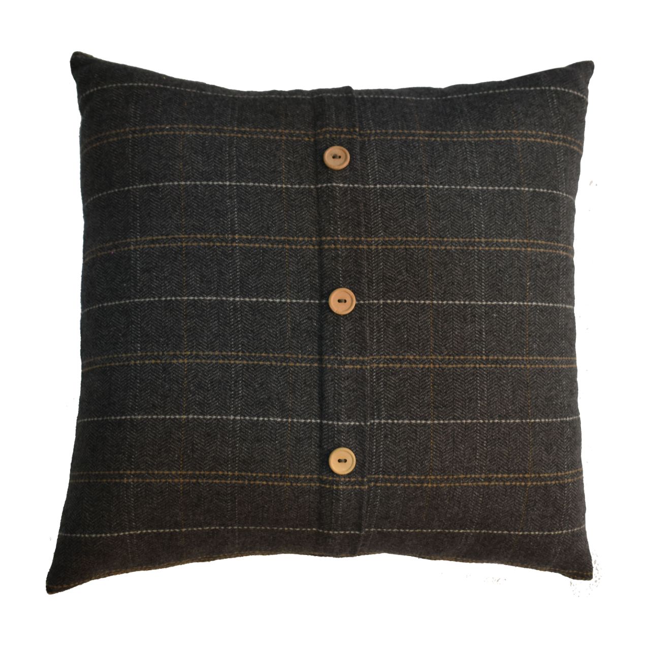 quinn cushion set of 2 pewter tweed 1