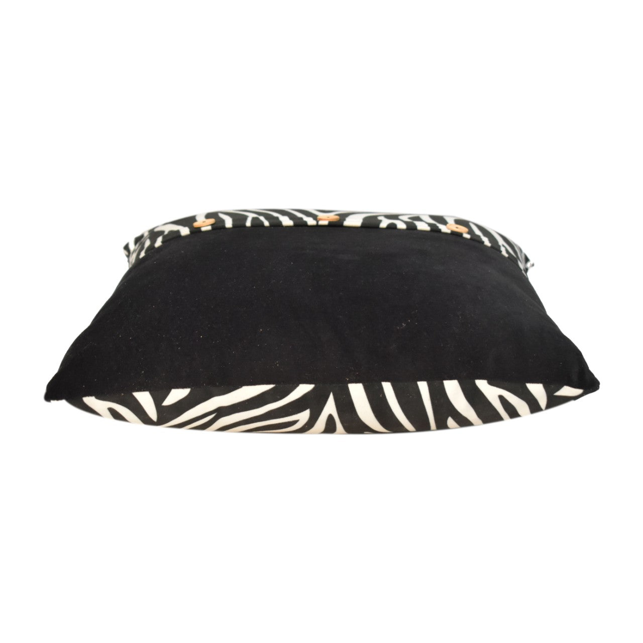 quinn cushion set of 2 white tiger black velvet