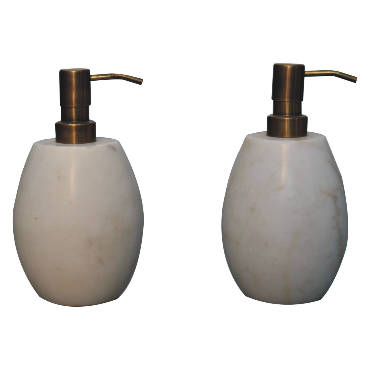 white marble soap dispenser of 2