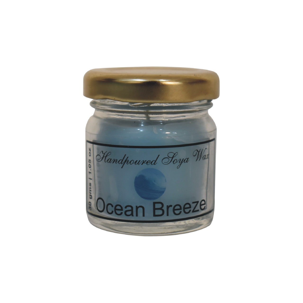 mini candle set of 6 lemongrass lavender rose citronella jasmine and ocean breeze