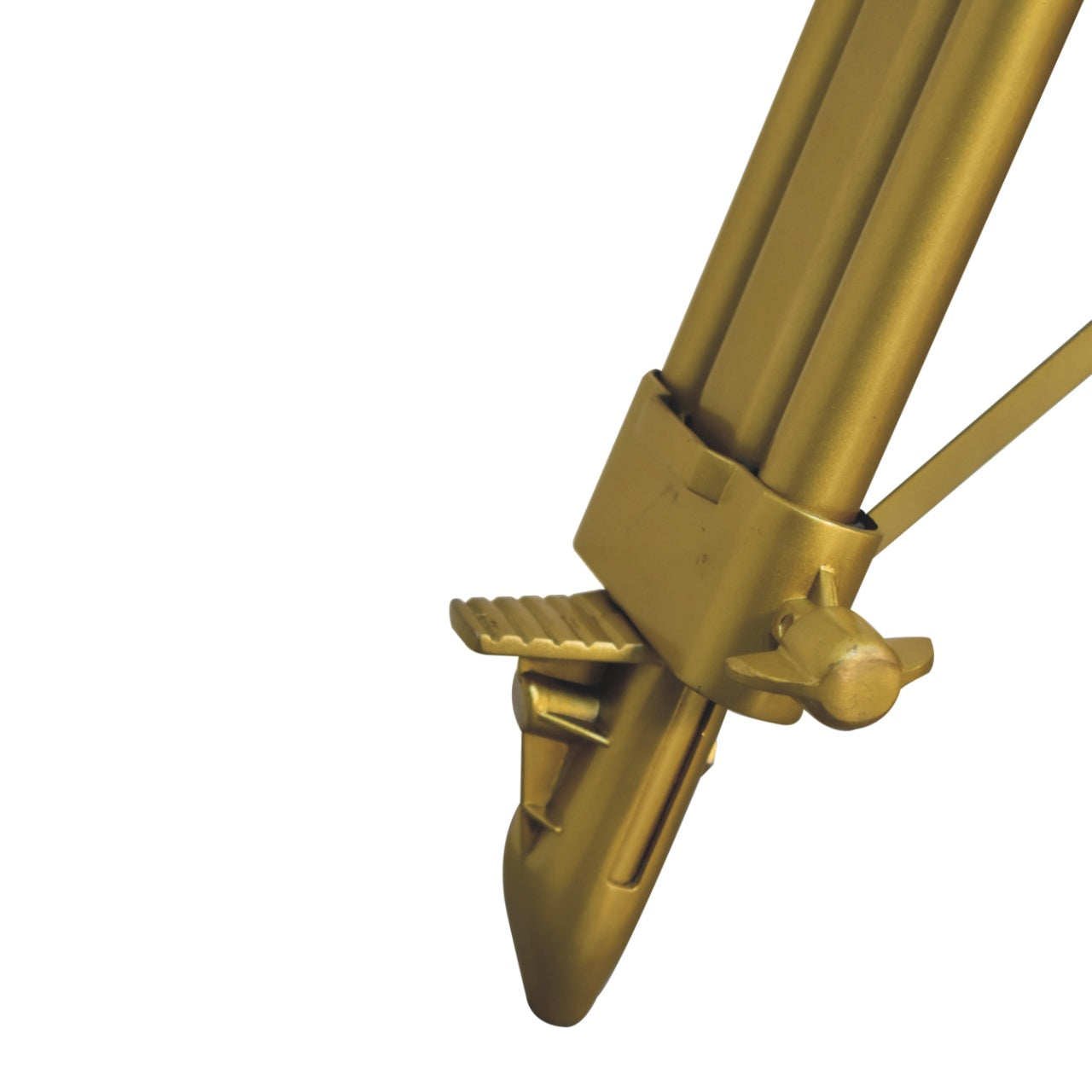 brass plated floor lamp