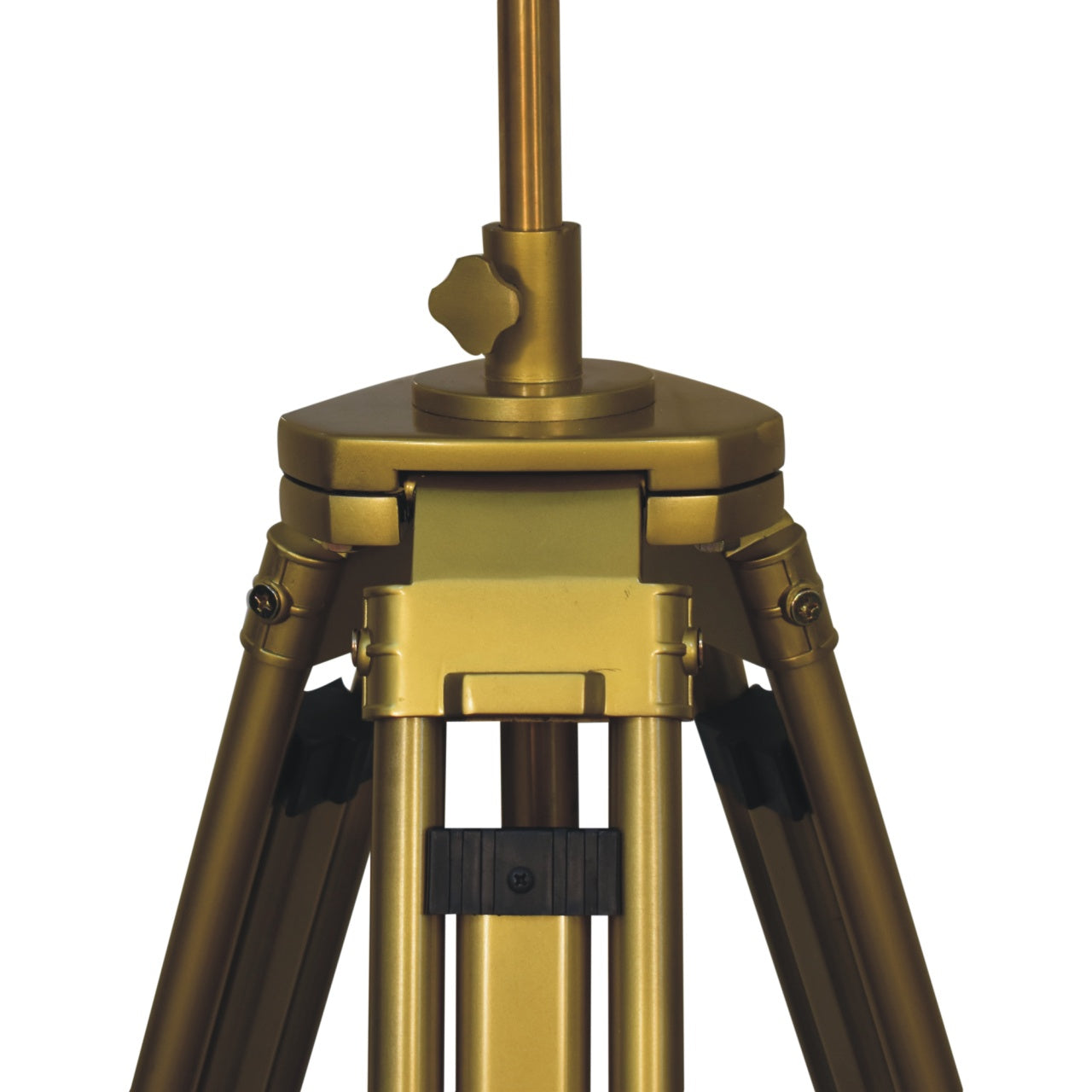 brass plated floor lamp