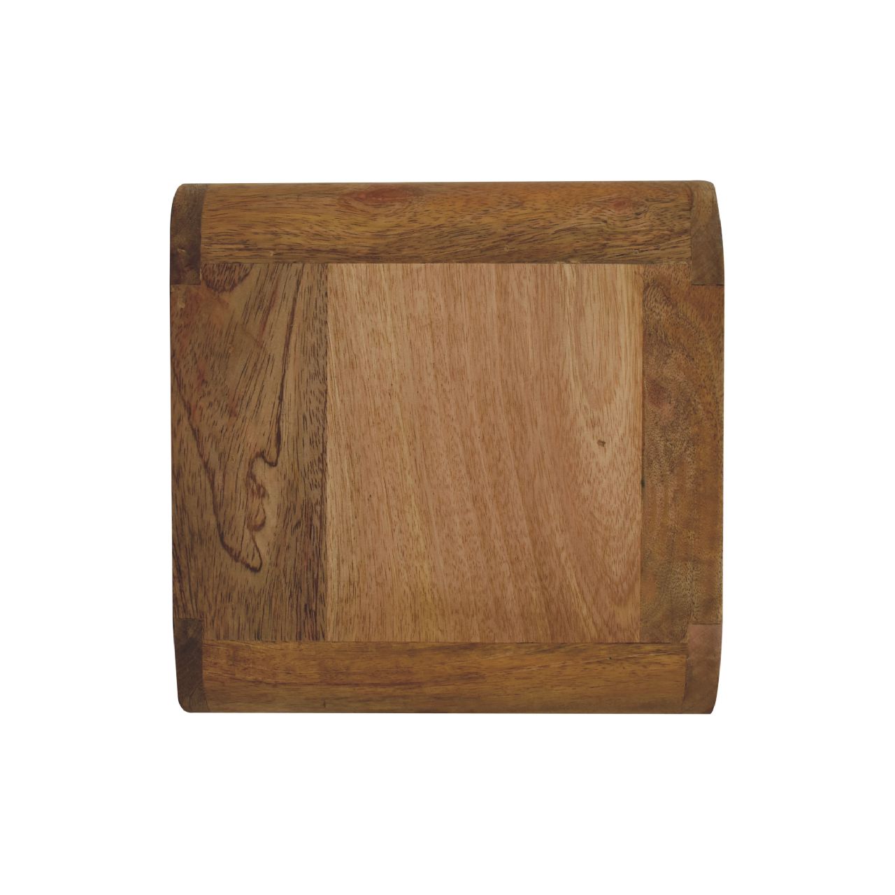 mini curved oak ish wall mounted bedside