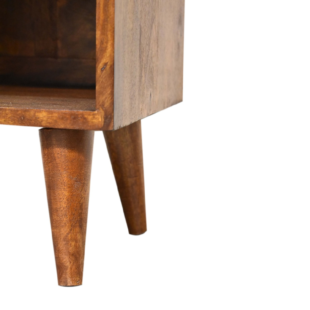 mini manila gold 1 drawer bedside
