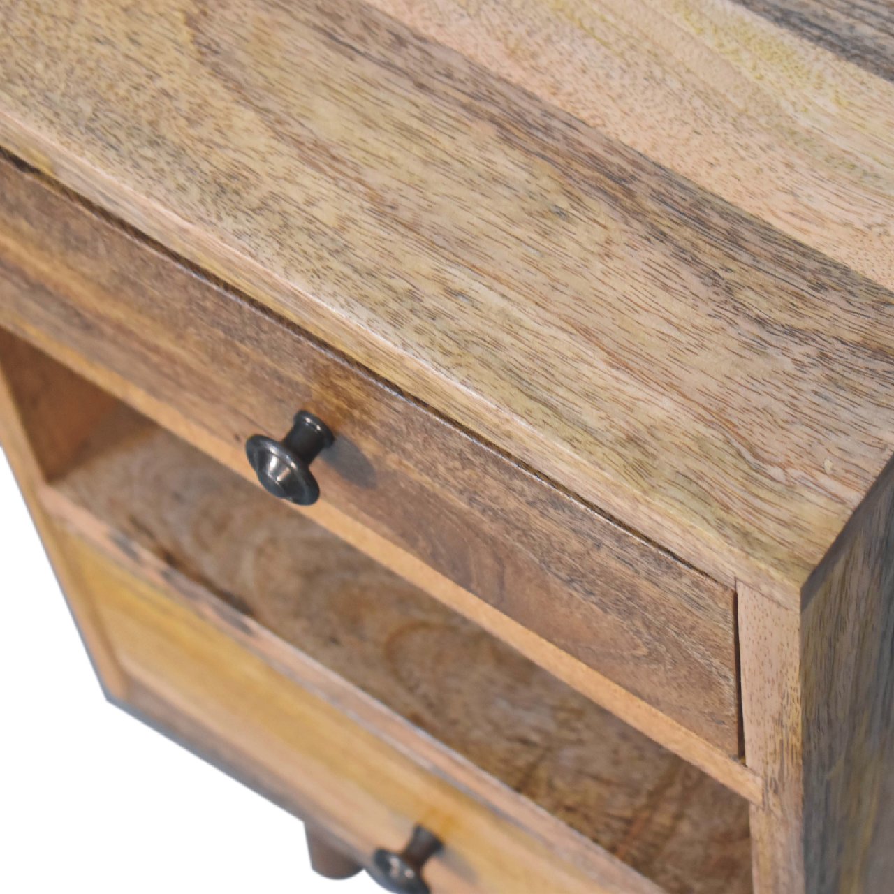 mini classic multi oak ish bedside