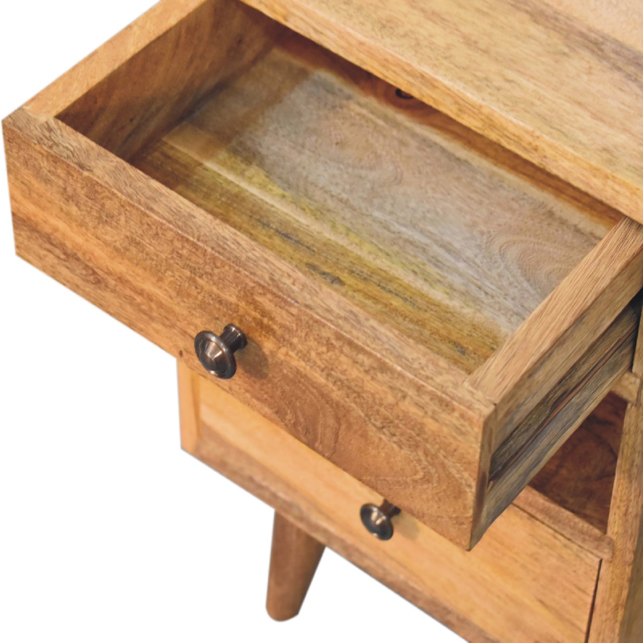mini classic multi oak ish bedside