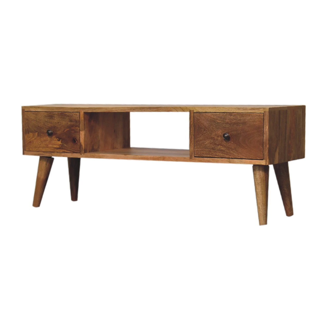 classic oak ish coffee table