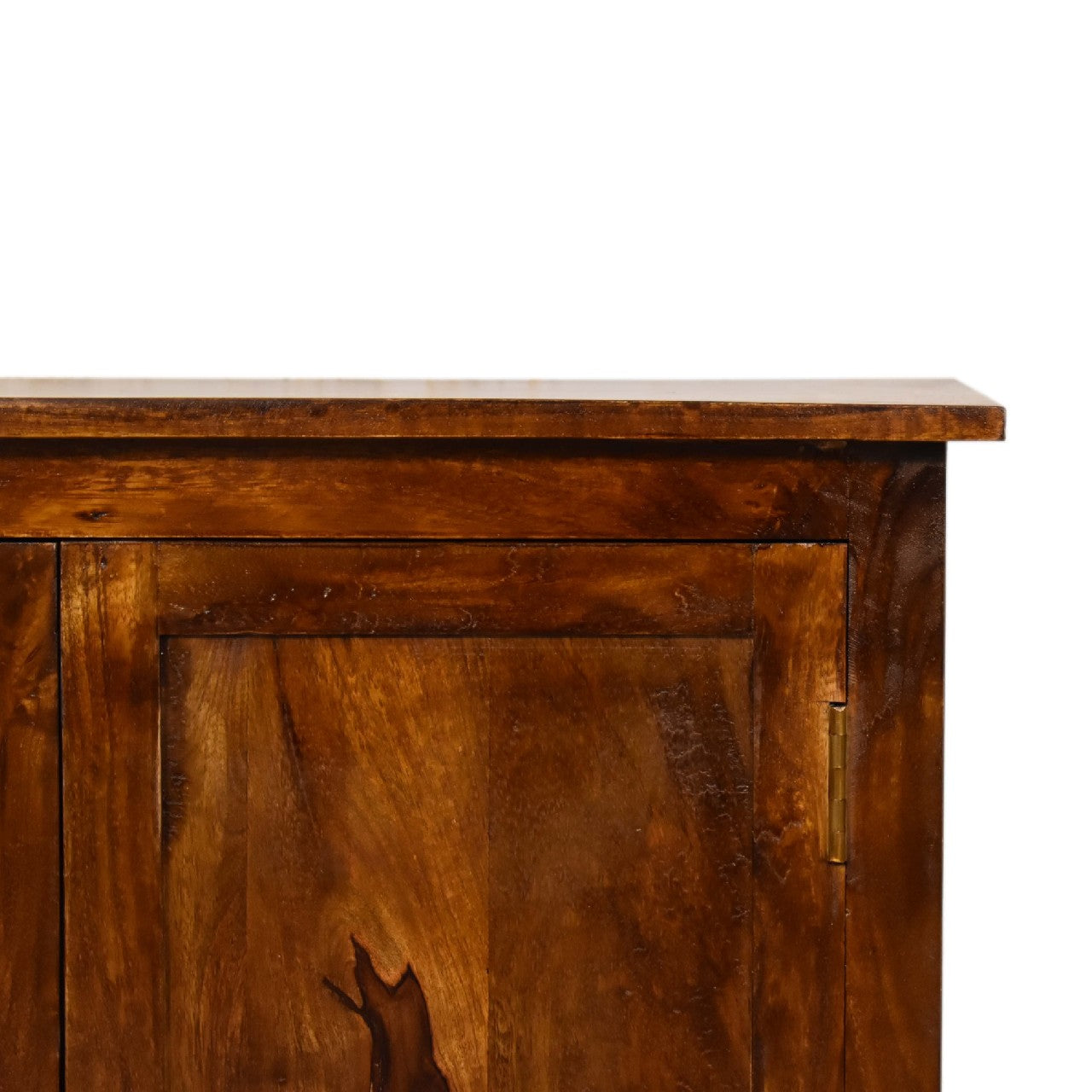 chestnut nordic style cabinet