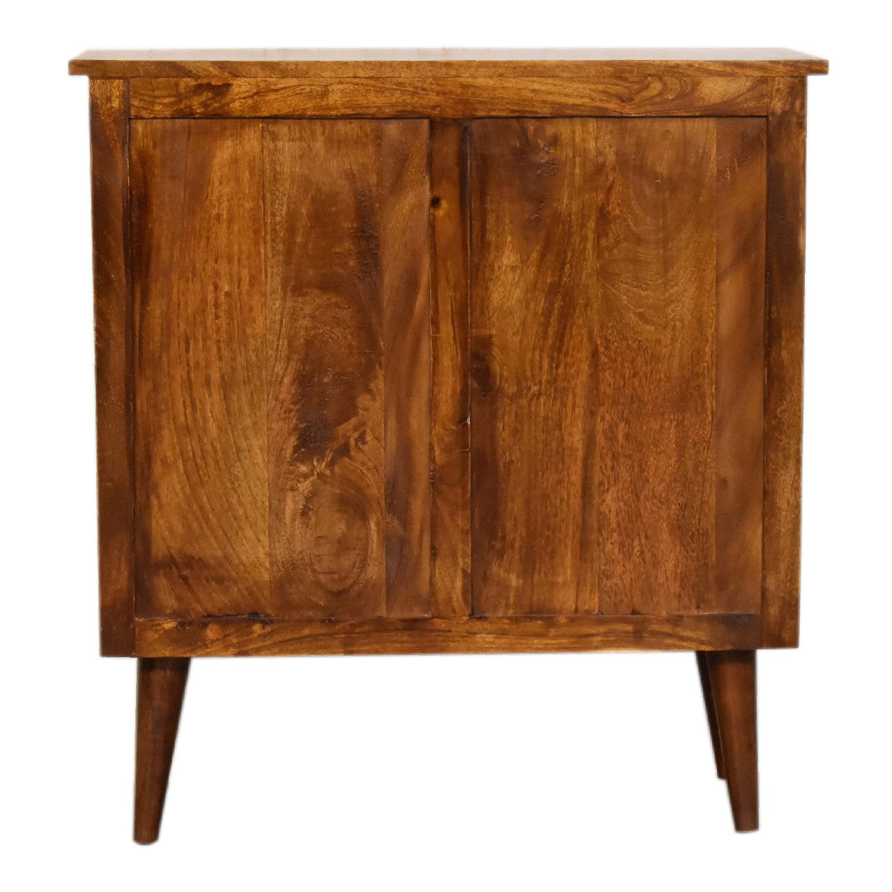 chestnut nordic style cabinet