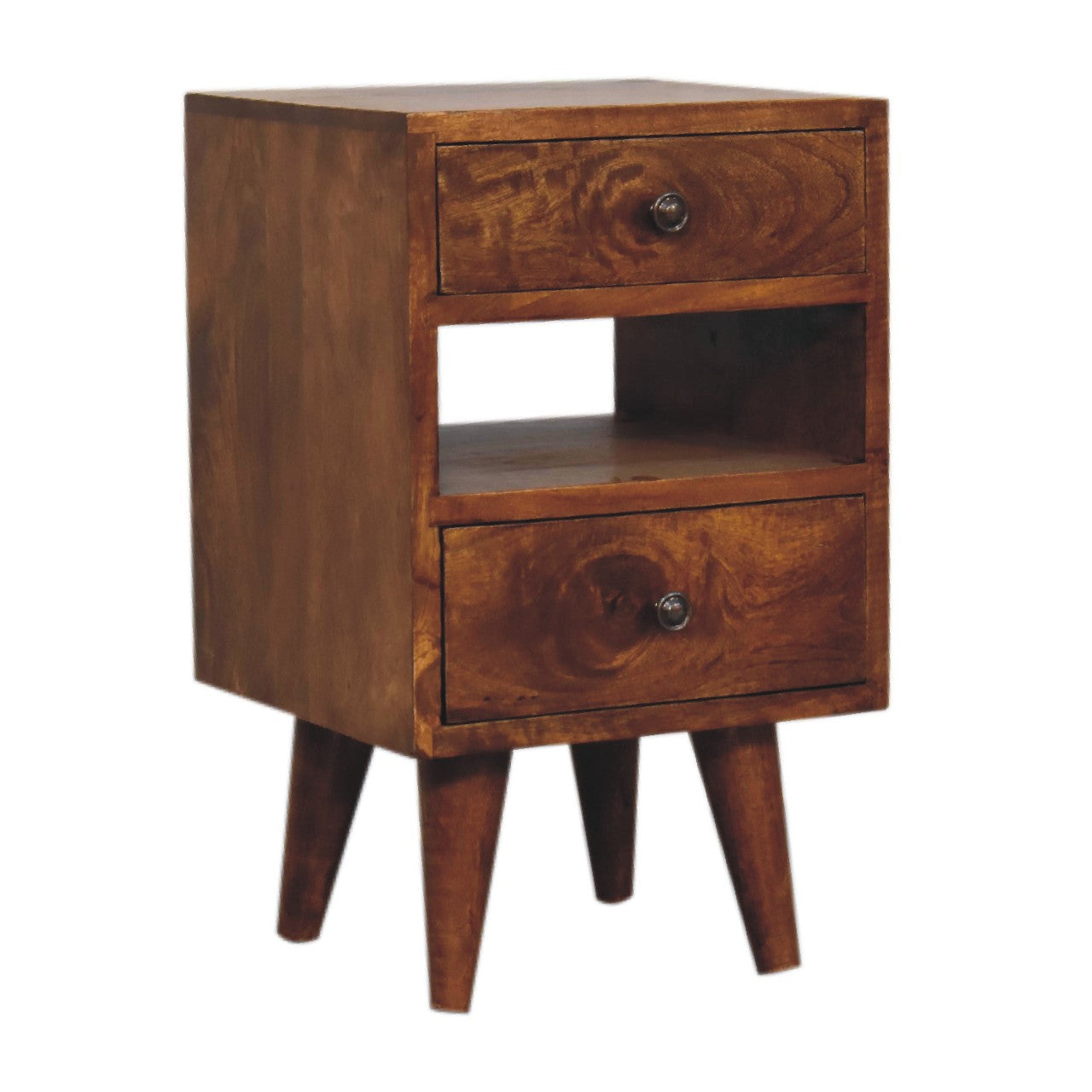 mini classic multi chestnut bedside