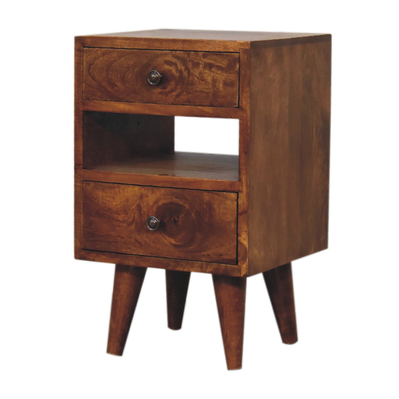 mini classic multi chestnut bedside