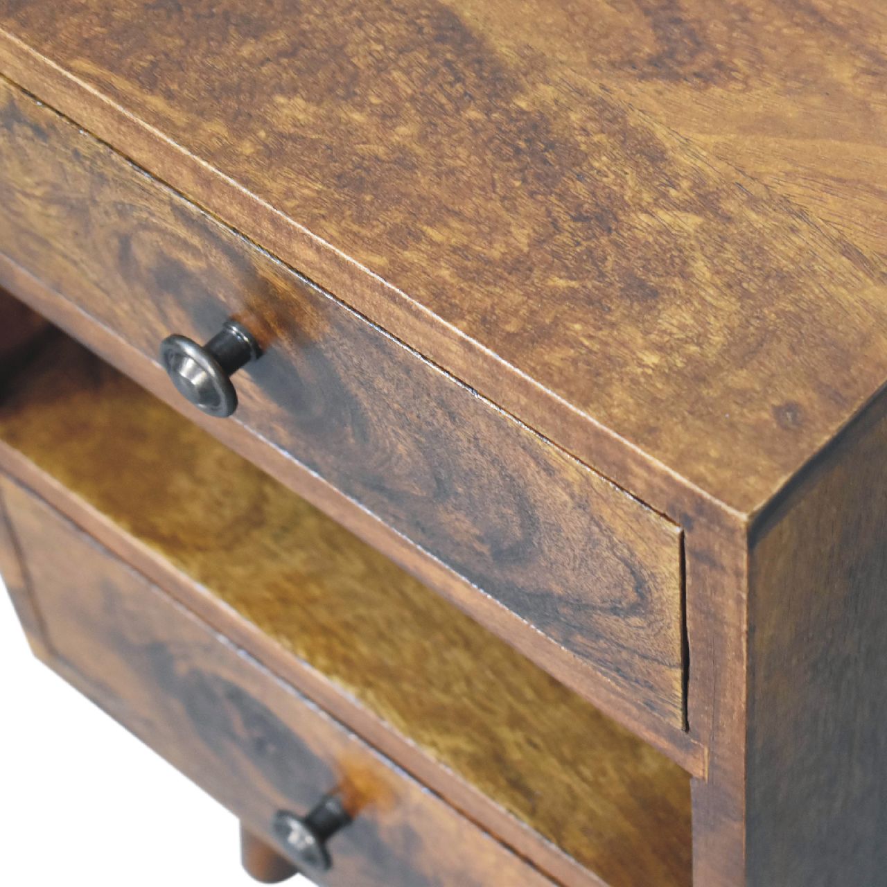 mini classic multi chestnut bedside