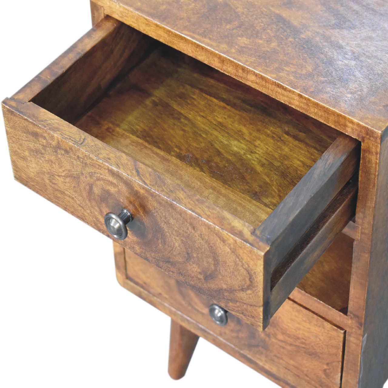 mini classic multi chestnut bedside