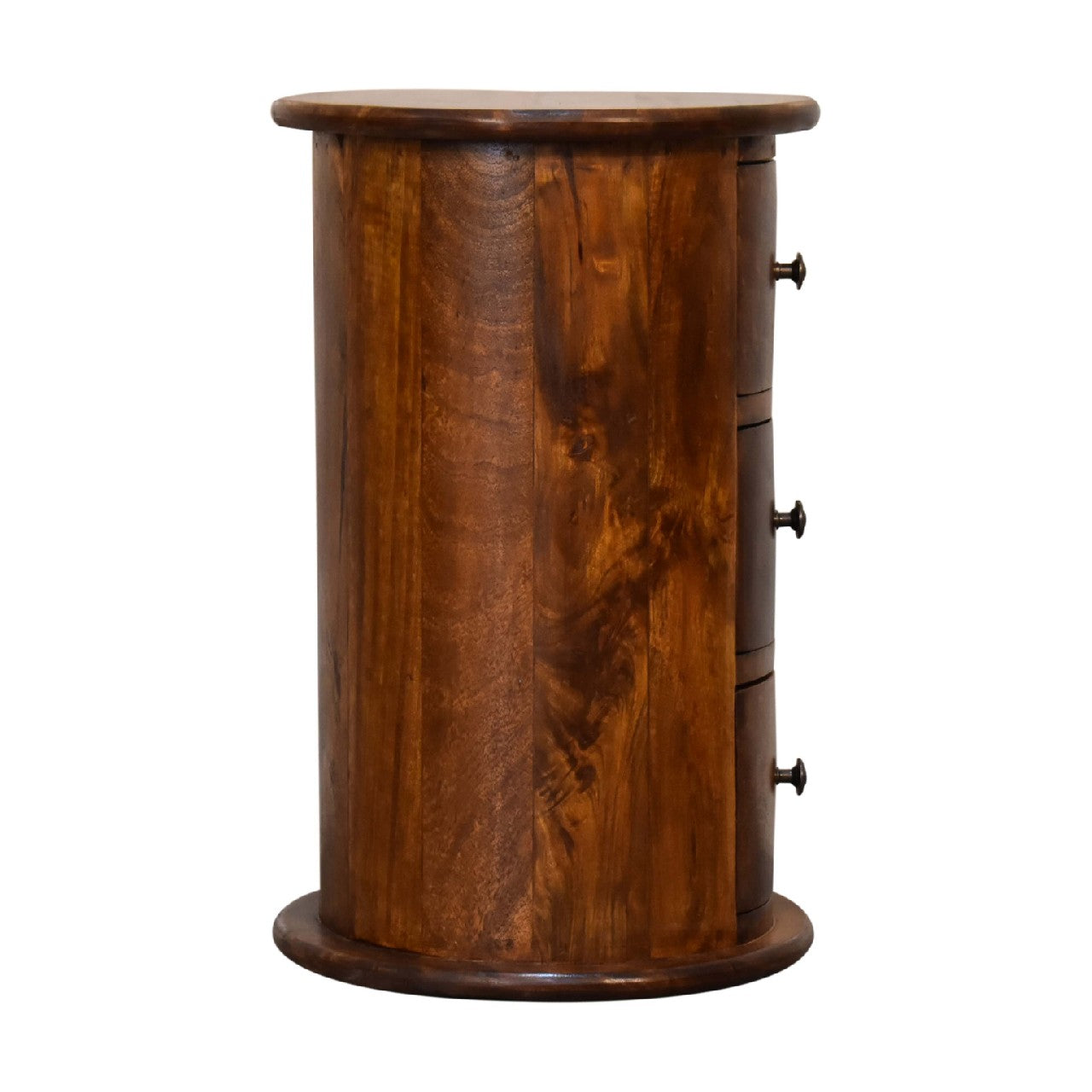 mini chestnut drum chest