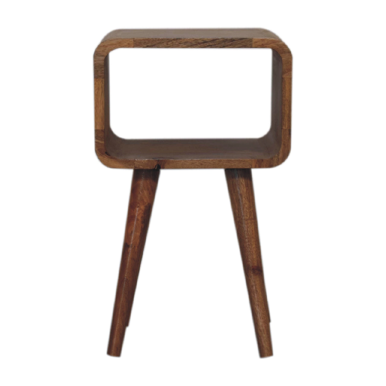 mini curved open bedside