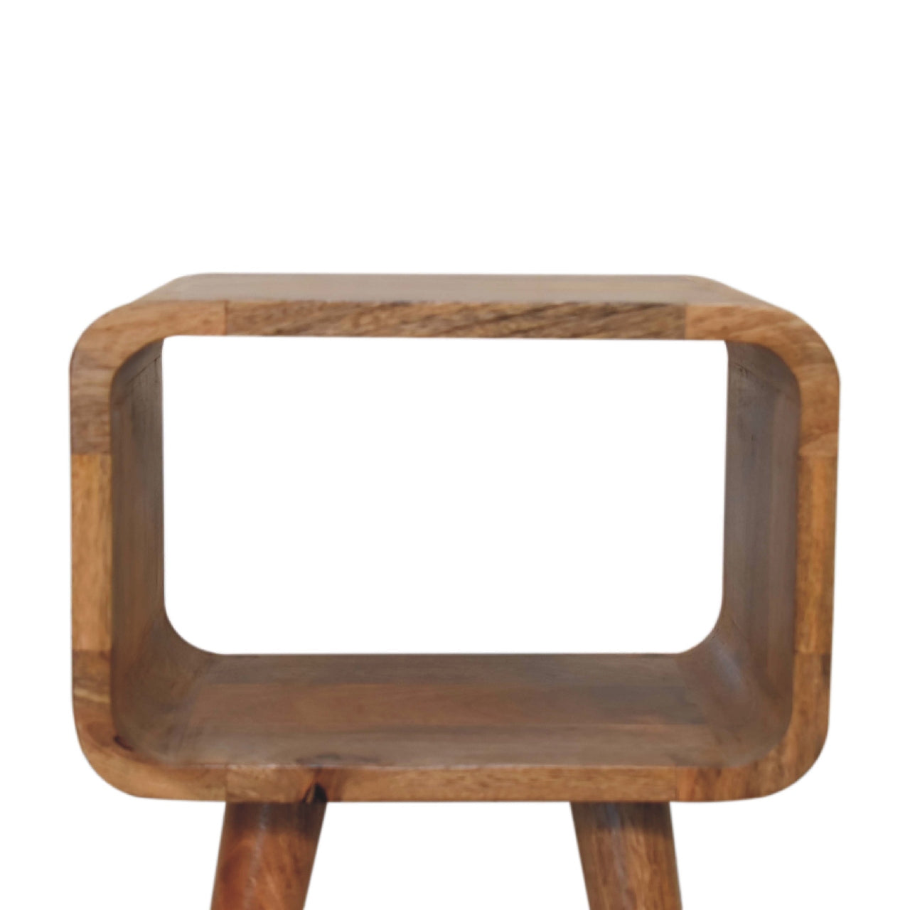 mini curved open bedside
