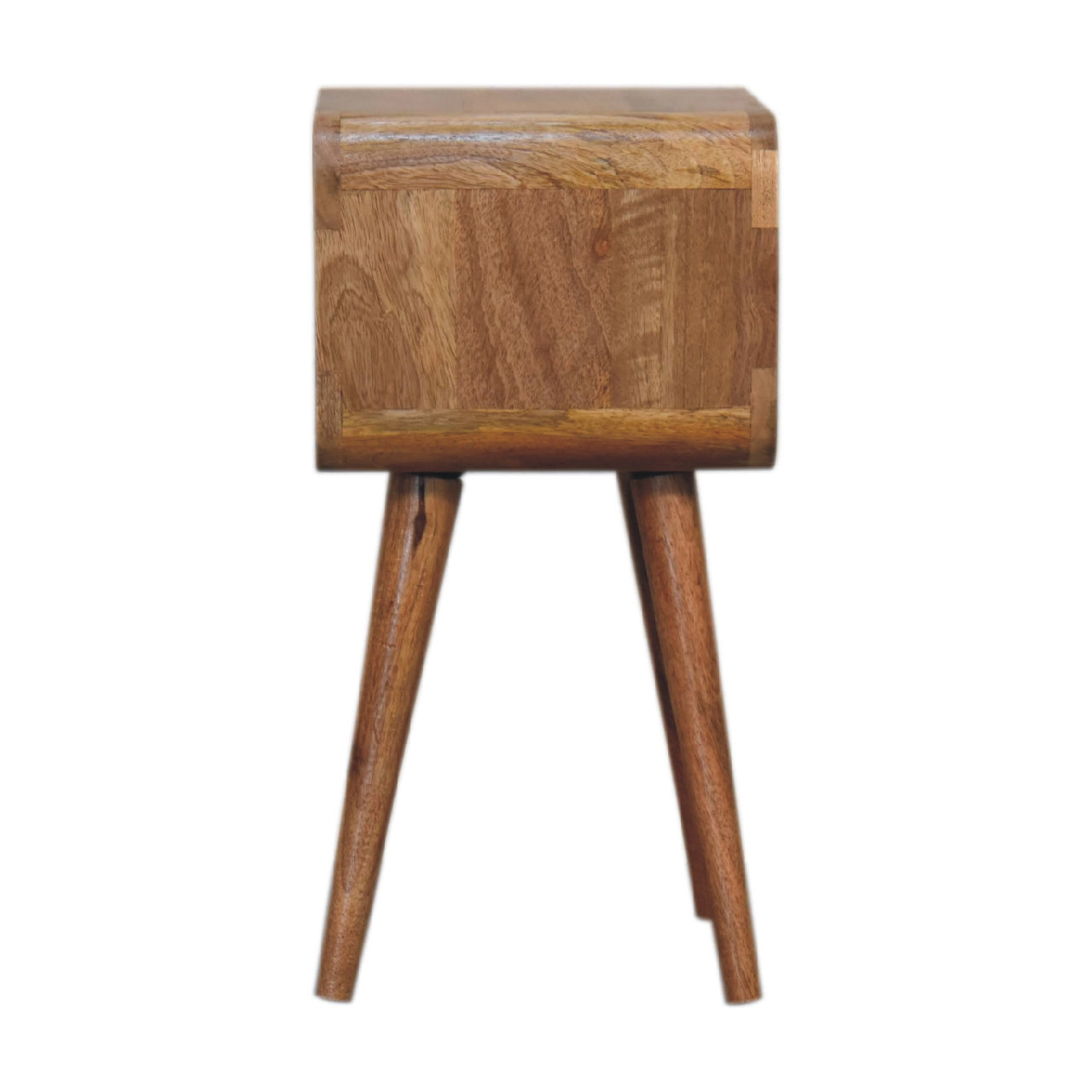 mini curved open bedside
