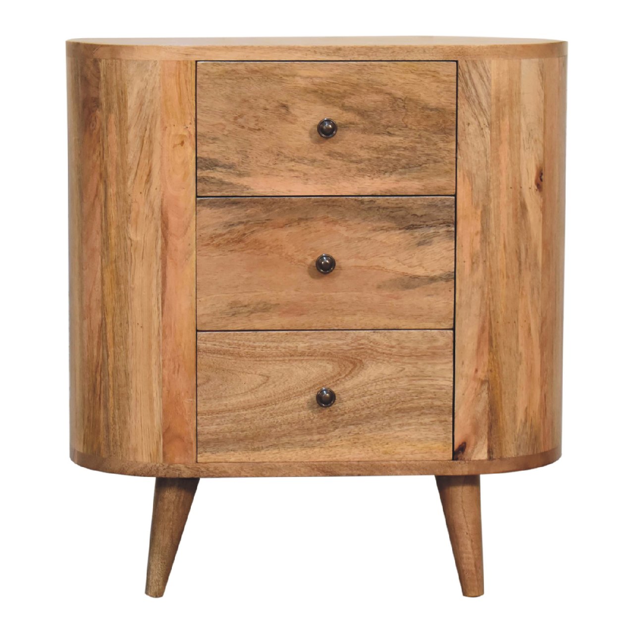 mini oak ish cabinet