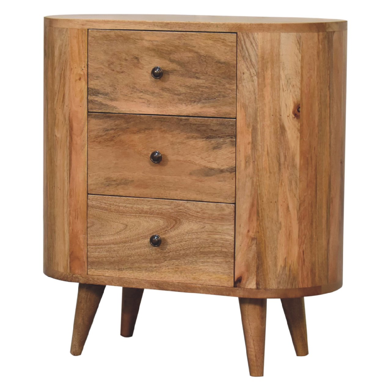 mini oak ish cabinet