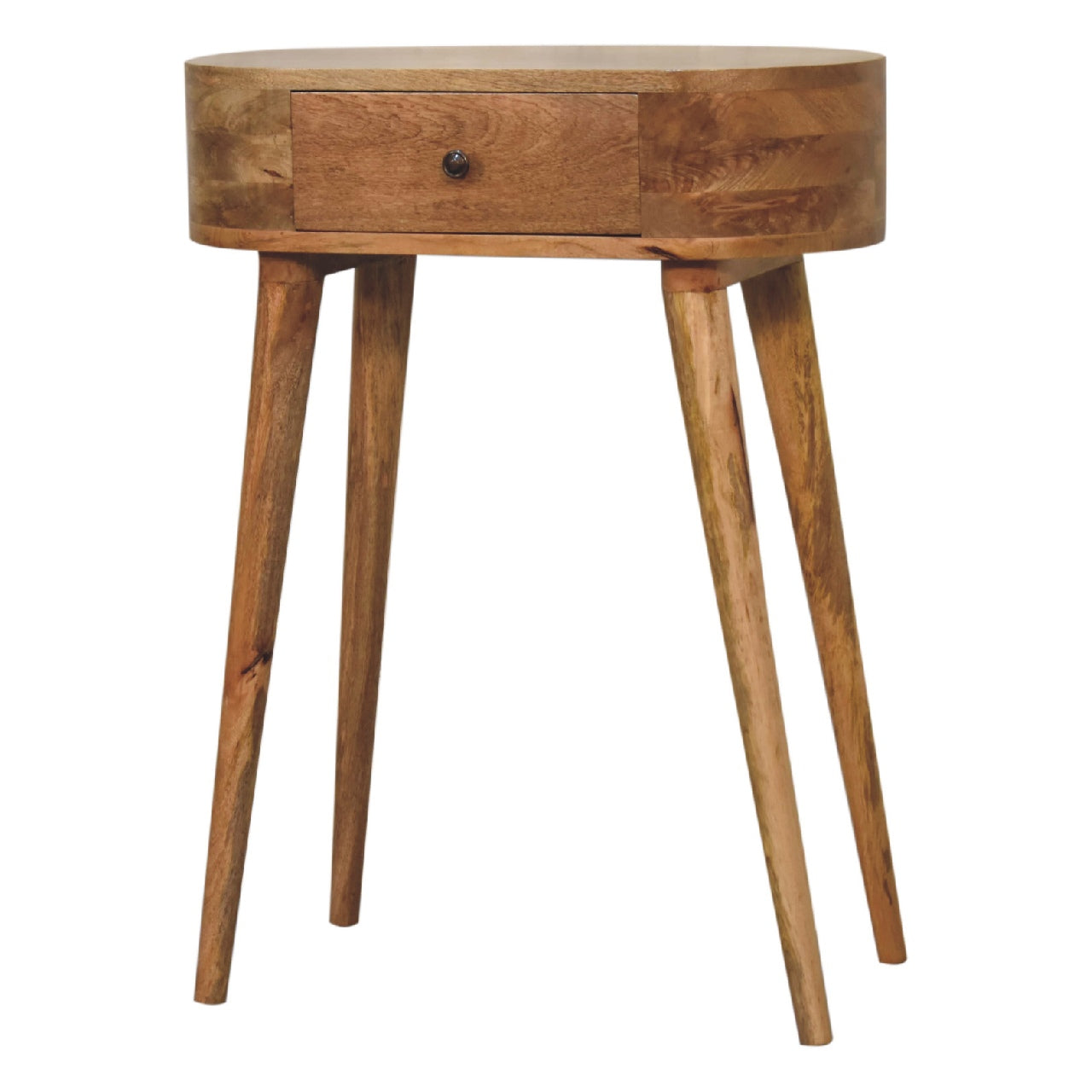mini oak ish albion bedside