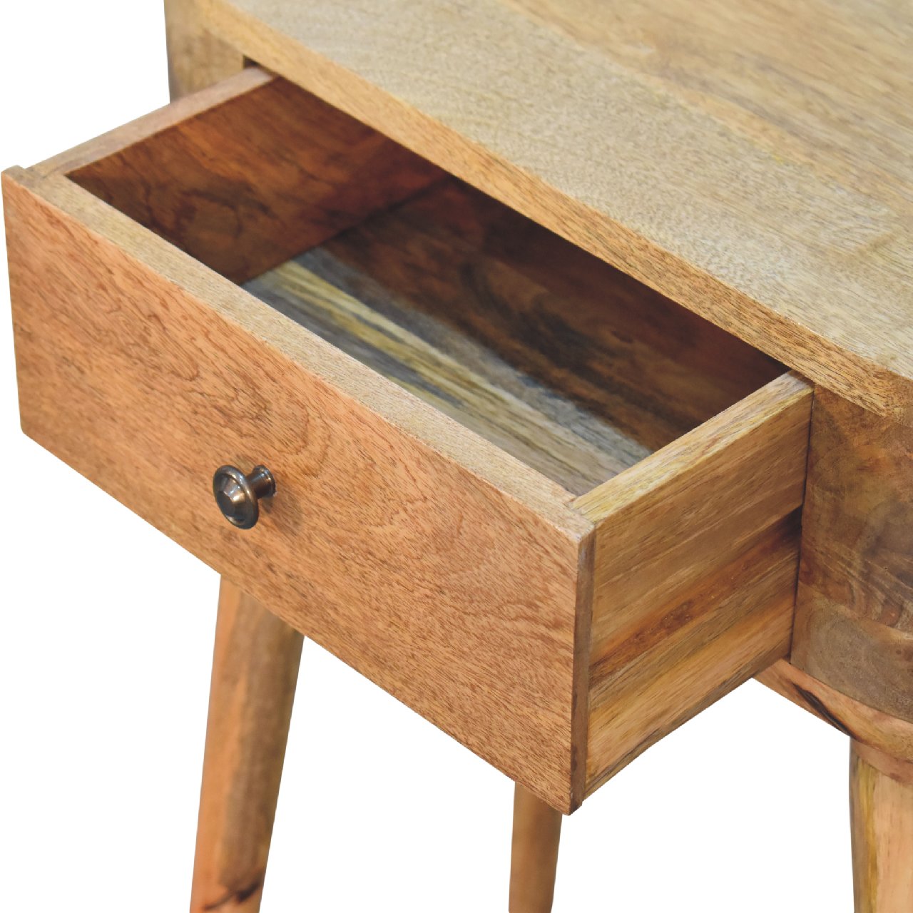mini oak ish albion bedside