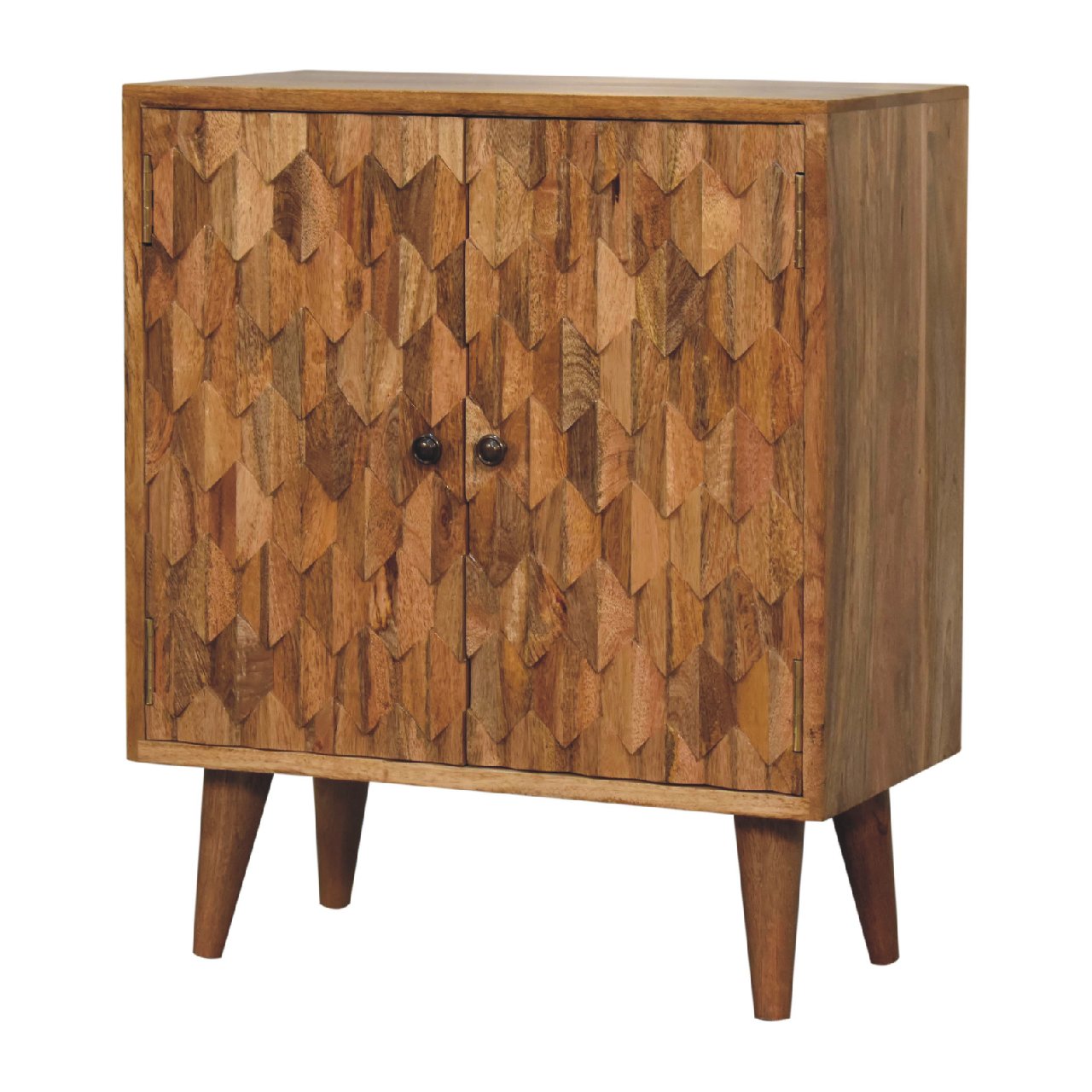 mini pineapple carved cabinet